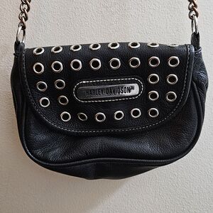 Harley Davidson Crossbody Bag Purse Genuine Leather